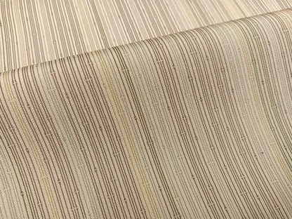 平和屋着物●お召 竹縞 正絹 逸品 AAAY8955ph