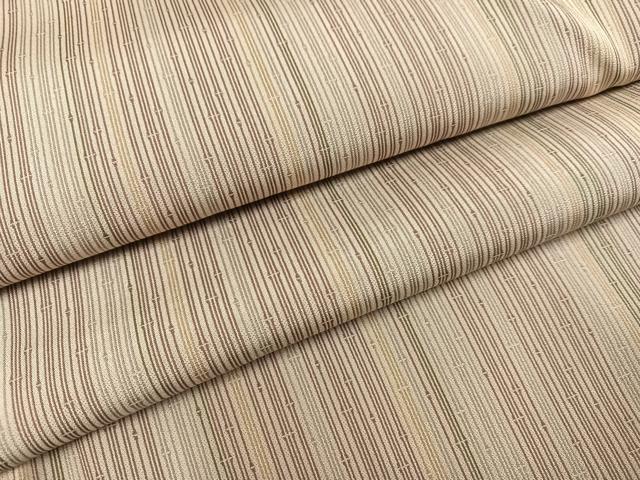 平和屋着物●お召 竹縞 正絹 逸品 AAAY8955ph