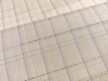平和屋着物●極上　本場縞大島紬　格子　川野織物　証紙付き　ロング丈　正絹　逸品　AAAY8968ph