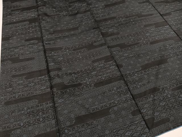 平和屋着物●本場大島紬 吉祥文 証紙付き 正絹 逸品 AAAY8995ph