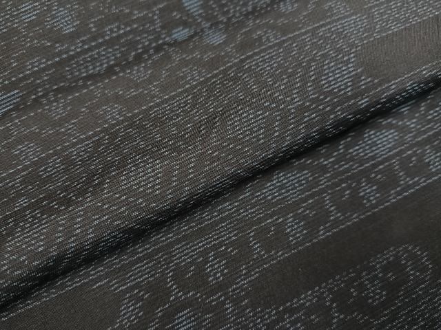 平和屋着物●本場大島紬 吉祥文 証紙付き 正絹 逸品 AAAY8995ph