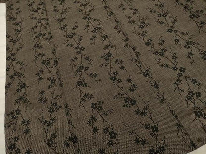 平和屋着物●本場大島紬 一元7マルキ 花蔦草文 正絹 逸品 AAAY9020ck