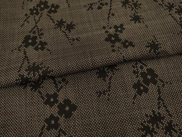 平和屋着物●本場大島紬 一元7マルキ 花蔦草文 正絹 逸品 AAAY9020ck