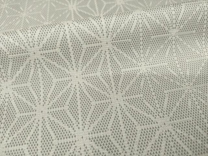 平和屋着物●お召　麻の葉文様　正絹　逸品　AAAY9055ck