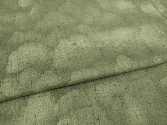 平和屋着物●訪問着　紬地　樹林文　正絹　逸品　AAAY9063ck