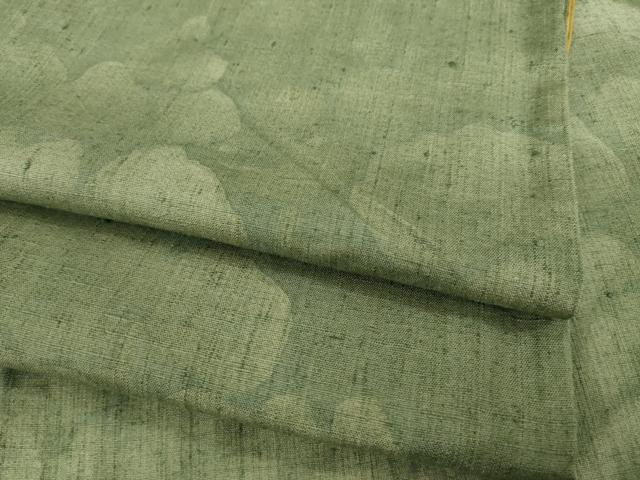 平和屋着物●訪問着　紬地　樹林文　正絹　逸品　AAAY9063ck