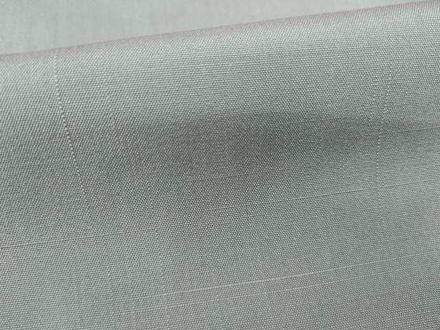 平和屋着物●上質な紬 　色無地　錫色　正絹　逸品　未使用　AABH7031ck