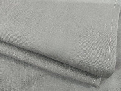 平和屋着物●上質な紬 　色無地　錫色　正絹　逸品　未使用　AABH7031ck