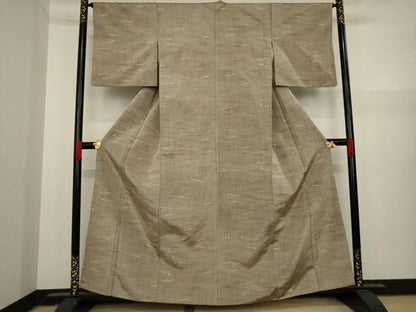 平和屋着物●上質な紬 松葉 正絹 逸品 AAAY9069ck