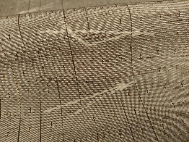 平和屋着物●上質な紬 松葉 正絹 逸品 AAAY9069ck