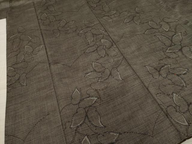 平和屋着物●上質な紬 舞蝶文 正絹 逸品 AAAY9071ck