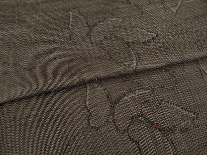 平和屋着物●上質な紬 舞蝶文 正絹 逸品 AAAY9071ck