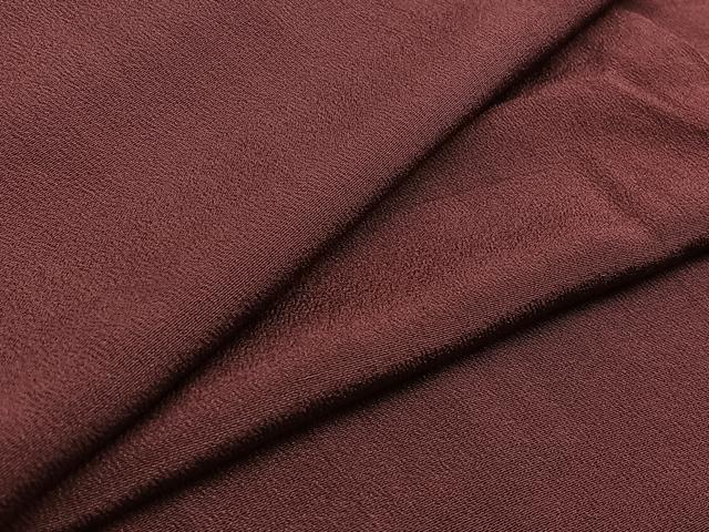 平和屋着物▽上質な色無地 単衣 滅紫色 正絹 逸品 AAAY9401jh