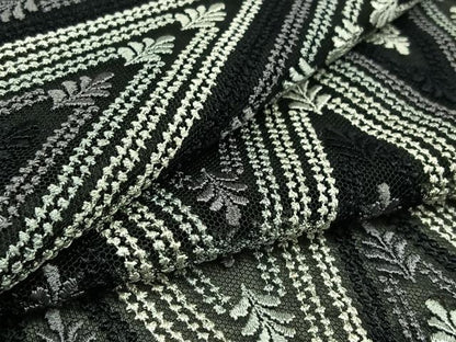 平和屋着物▽道行コート スリーシーズン 春夏秋 塵除け 幾何学文様 正絹 逸品 AAAY9407jh