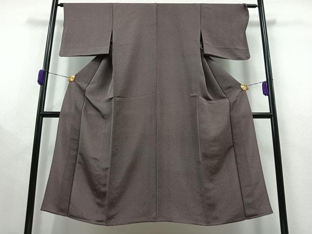 平和屋着物▽上質な小紋 単衣 霞文 正絹 逸品 AAAY9416jh