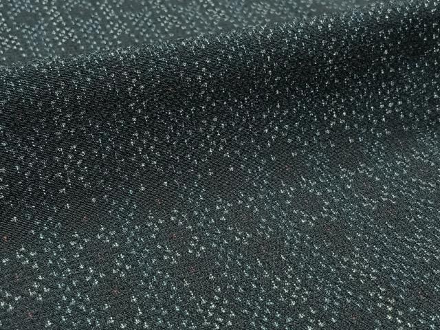 平和屋着物▽本塩沢 単衣 立涌文 正絹 逸品 AAAY9434jh