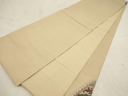 平和屋着物●太鼓柄袋帯　鳥獣文　すくい織　正絹　逸品　AAAY9491wj