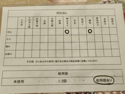 平和屋着物◎六通柄袋帯　唐織　熨斗花文　金銀糸　正絹　逸品　AAAY9739ou