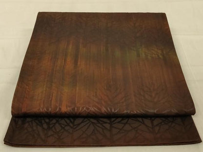 平和屋着物◎六通柄袋帯　樹林文　正絹　逸品　AAAY9748ou