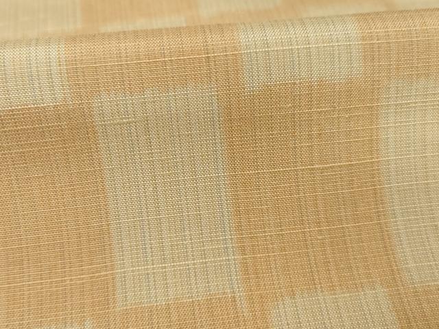 平和屋着物●上質な紬 市松文 東武百貨店扱い 正絹 逸品 AAAY9769ck