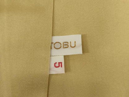 平和屋着物●上質な紬 市松文 東武百貨店扱い 正絹 逸品 AAAY9769ck