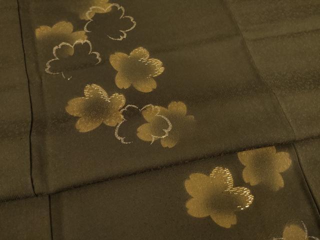 平和屋着物●訪問着 竹屋町刺繍 舞花文 金糸 正絹 逸品 AAAY9787ck