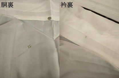 平和屋着物●上質な紬 亀甲花文 正絹 逸品 AAAY9797ck