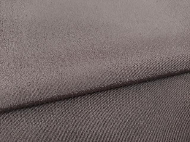 平和屋着物●京友禅　米沢新之助　色無地　鳩羽鼠色　正絹　逸品　AAAY9812ck