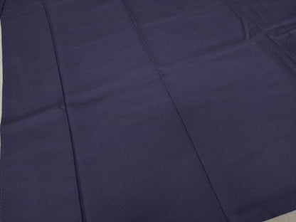 平和屋着物●上質な色無地 紺藍色 正絹 逸品 AAAY9818ck