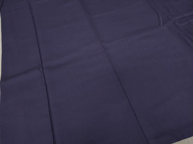 平和屋着物●上質な色無地 紺藍色 正絹 逸品 AAAY9818ck