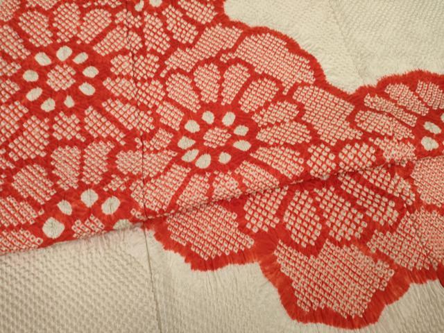 平和屋着物●豪華振袖　駒刺繍　絞り　花づくし　正絹　逸品　AAAY9825ck