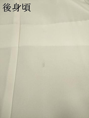 平和屋着物●長襦袢　袷　霞文　銀彩　正絹　逸品　未使用　AAAY9834ck