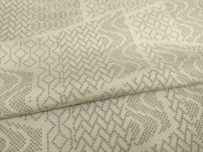 平和屋着物●上質な紬 亀甲文 正絹 逸品 AAAY9844ck
