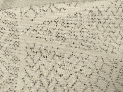 平和屋着物●上質な紬 亀甲文 正絹 逸品 AAAY9844ck