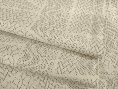 平和屋着物●上質な紬 亀甲文 正絹 逸品 AAAY9844ck