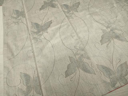 平和屋着物●上質な紬 舞蝶文 正絹 逸品 AAAY9875ck