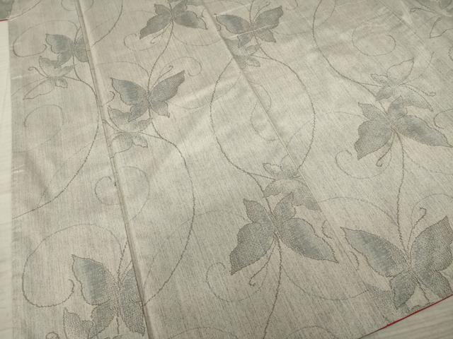平和屋着物●上質な紬 舞蝶文 正絹 逸品 AAAY9875ck