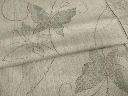 平和屋着物●上質な紬 舞蝶文 正絹 逸品 AAAY9875ck