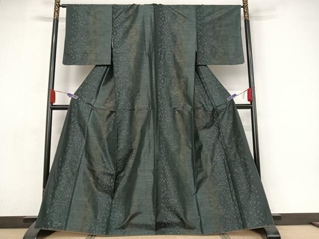 平和屋着物●本場大島紬 蔦草文 正絹 逸品 AAAY9883np