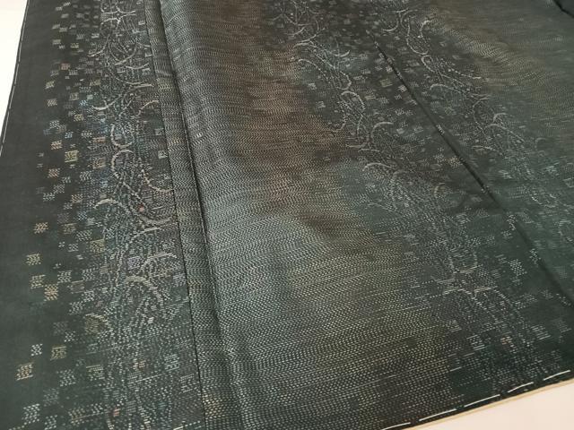 平和屋着物●本場大島紬 蔦草文 正絹 逸品 AAAY9883np