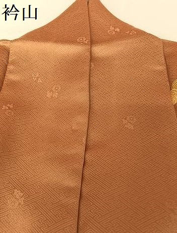 平和屋着物●訪問着 葡萄蔦の葉文 金糸 金彩 正絹 逸品 AAAY9884np