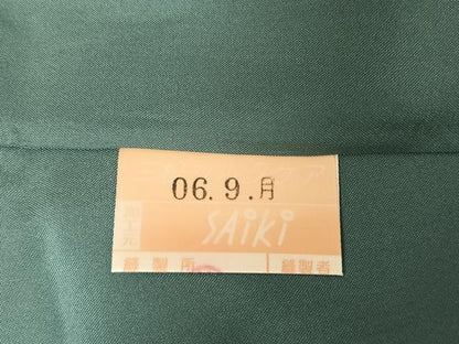 平和屋着物●上質な小紋 紬地 立波 流水 雪華 金彩 正絹 逸品 AAAY9902np
