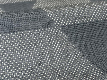 平和屋着物●本場大島紬 一元絣 幾何学文様 正絹 逸品 未使用 AAAY9913np