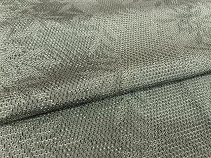 平和屋着物●お召 枝葉文 正絹 逸品 AAAY9914np