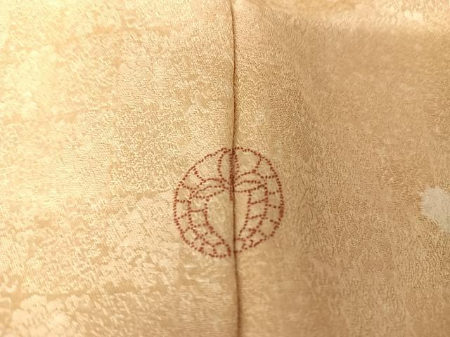 平和屋着物●訪問着　絞り　霞草花文　暈し染め　金彩　正絹　逸品　AAAY9935np
