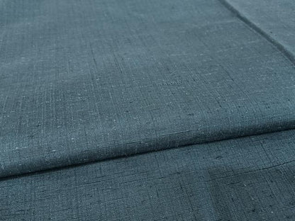 平和屋着物●男性 紬 アンサンブル 色無地 留紺色 正絹 逸品 未使用 AAAY9950np