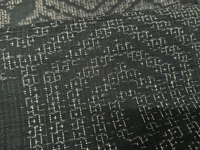平和屋着物●結城紬 80亀甲 亀甲花文 正絹 逸品 AAAY9953np