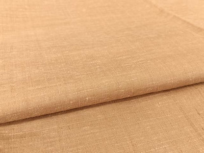 平和屋着物●上質な紬　色無地　伽羅色　正絹　逸品　AAAY9976np