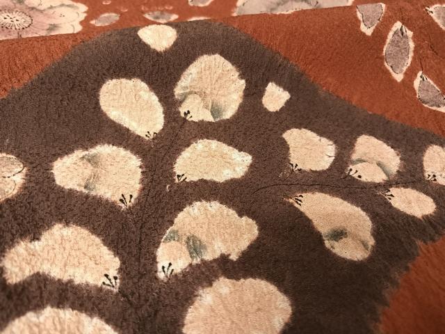 平和屋着物●訪問着　絞り　辻が花　正絹　逸品　AAAY9980np