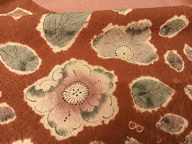 平和屋着物●訪問着　絞り　辻が花　正絹　逸品　AAAY9980np